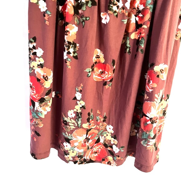 CENY Floral Print Smocked Mini Dress -NWOT - Picture 7 of 12